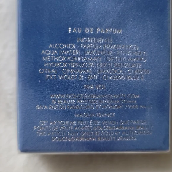 DOLCE & Gabbana Light Blue Eau Intense eau de parfum brand new - Picture 3 of 3